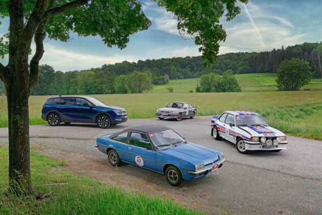 Opel auf der Oldtimerrallye "Paul Pietsch Classic 2025"
